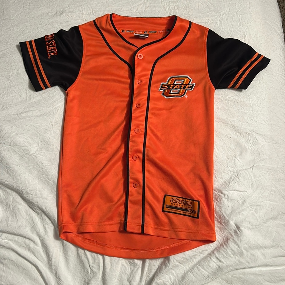 Boys Colosseum Oklahoma State Cowboys Baseball Jersey